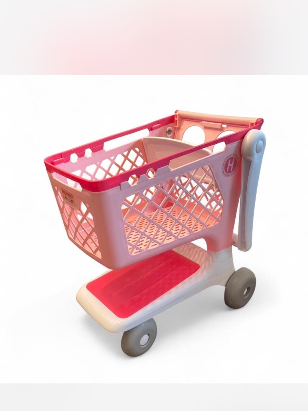 Craft Pink and White Kids Toy Shopping Cart